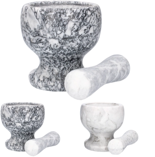 Marble Mortar 12.5 × 12.5 cm White