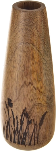 Louka Mango Wood Vase 25 cm