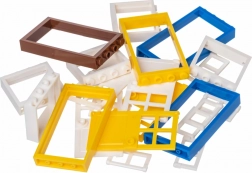 L-W Toys creatieve set met kleurrijke ramen en deuren