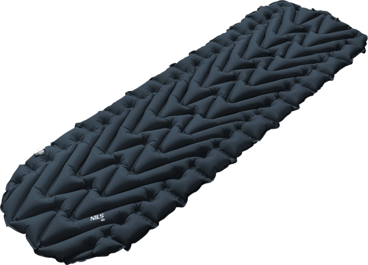 Inflatable hiking sleeping pad NILS Camp dark gray