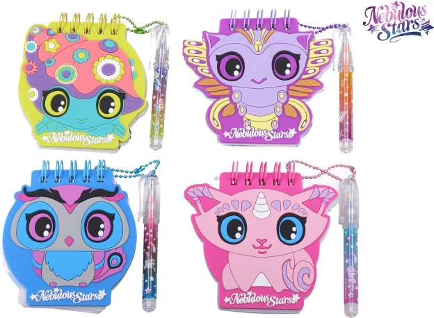 Nebulous Stars mini notebook with pen 9 cm