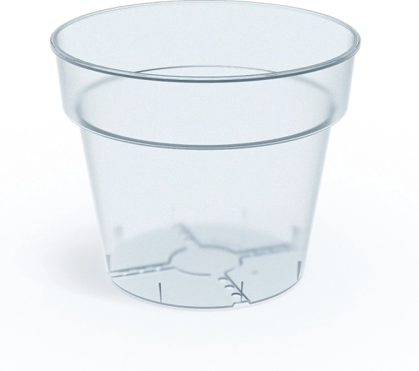 Cache-pot transparent PLANTI 16,5 cm