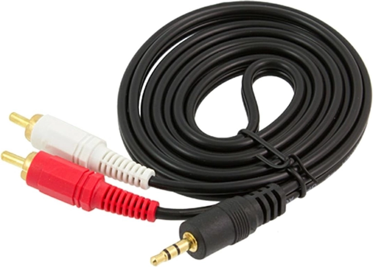 AK233 JACK 3,5 mm-2xRCA CINCH KABEL 1,5 m