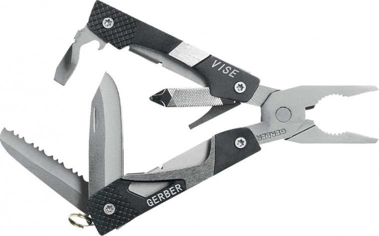 Multitool Gerber Vise Pocket Tool, black, 10 functions