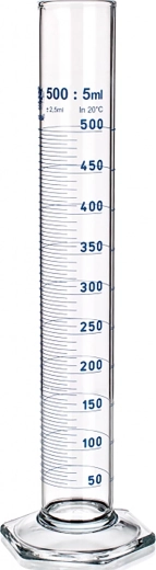500 ml Graduated Cylinder with Hexagonal Base and Spout SIMAX