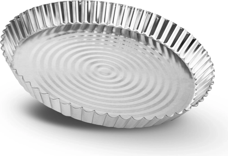 Moule en tôle étamée Flat pour gâteau et pizza 20 cm
