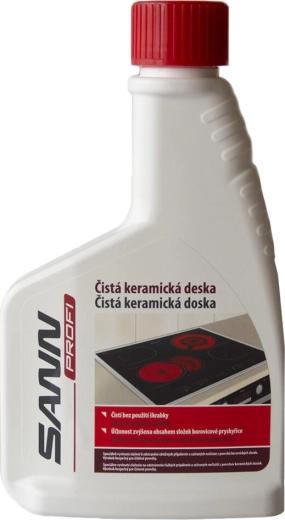 Detergente per piani cottura in vetroceramica SANN PROFI 200 ml