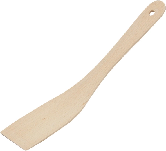Wooden curved spatula 27 × 5 cm made of beech wood