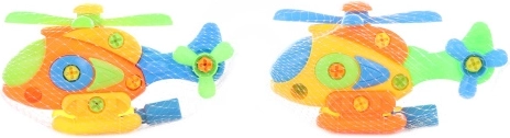 Screw-together helicopter for children 19 cm