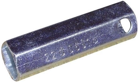 Ensidet rørnøgle 19 mm, galvaniseret