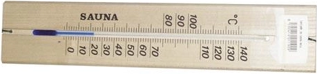 Termometro da sauna in legno 27 cm da parete
