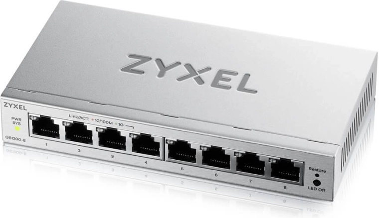 Switch di rete gigabit a 8 porte ZYXEL GS1200-8 v3