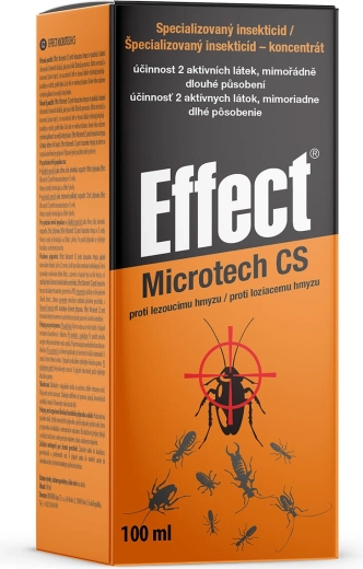 Concentré insecticide contre les insectes rampants EFFECT MICROTECH 100 ml