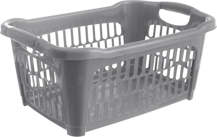Panier à linge Hobby 40 l gris