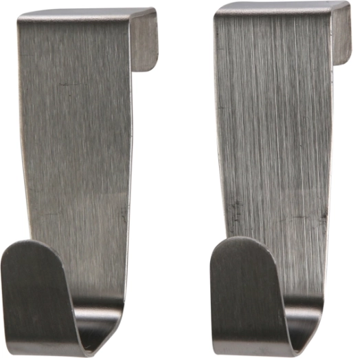 Altomdesign komplet 2 nerjavnih kljukic 8,5 × 2,6 cm