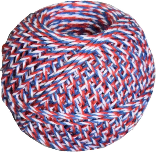 Cotton sealing twine tricolor 40 g