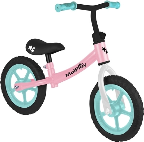 FLIKO balance bike pink-turquoise-white