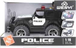 battery-powered police jeep with sounds