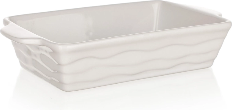 Plat à gratin en céramique CULINARIA blanc 20,5 × 12 cm