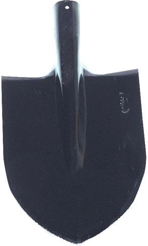Bêche pointue sans manche, noire