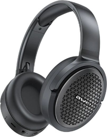 Awei AT78 Over-Ear Wireless Headphones with ANC and ENC, Black