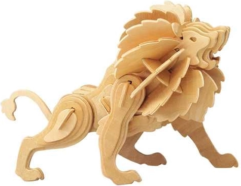 Wooden 3D Puzzle Lion