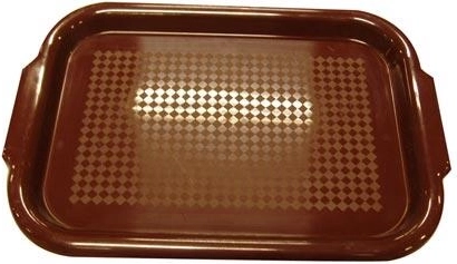 Plateau de service en plastique 47 × 33 cm – assortiment de couleurs