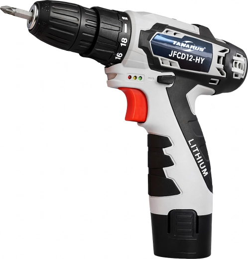 Avvitatore a batteria 12 V con LED, valigetta e 2× batterie 1,5 Ah