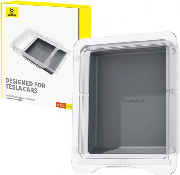 Avtomobilska konzola za Tesla - Baseus T-Space Series (siva)