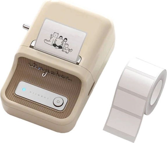 NIIMBOT B21 hordozható címkenyomtató – Krém