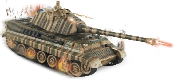 RC tank King Tiger s bojovým setem