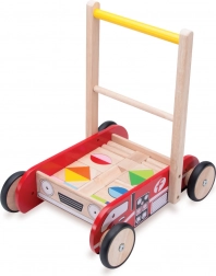 Drveno guralo WONDERWORLD vatrogasci