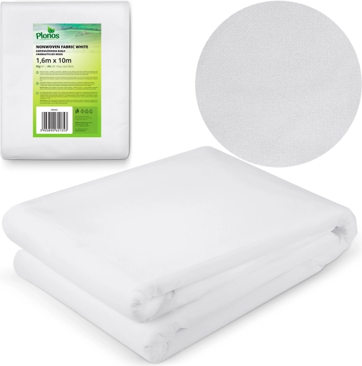 Agrotextile de couverture 160 × 1000 cm PLONOS, blanc, 50 g/m²