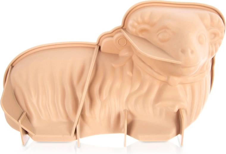Moule en silicone pour agneau de Pâques 31 × 17 × 9 cm, beige