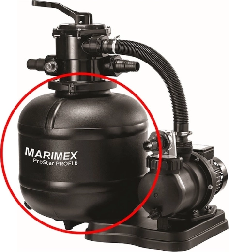 Sand filter tank for ProStar Profi 6 and Black Star 6