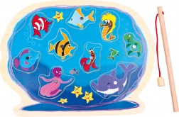 Bino Aquarium Puzzle with Fishing Rod