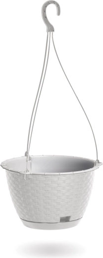 Pot de fleurs suspendu Ratolla Round W 21,5 cm blanc