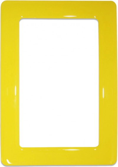 Cornice magnetica autoadesiva formato 12,3x8,1 cm - gialla