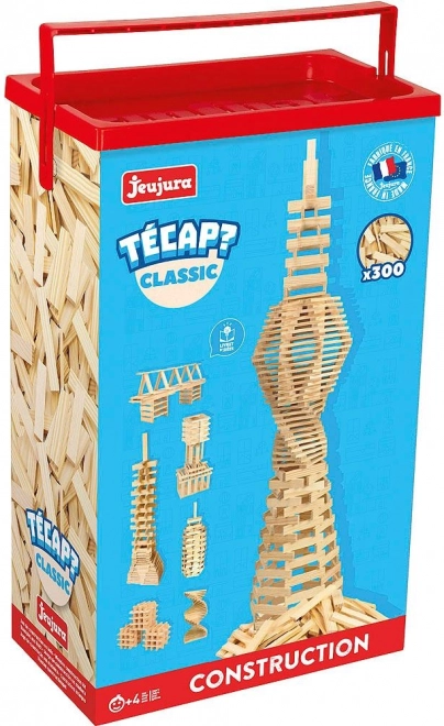 Jeujura Wooden Construction Set Técap Classic 300 Pieces
