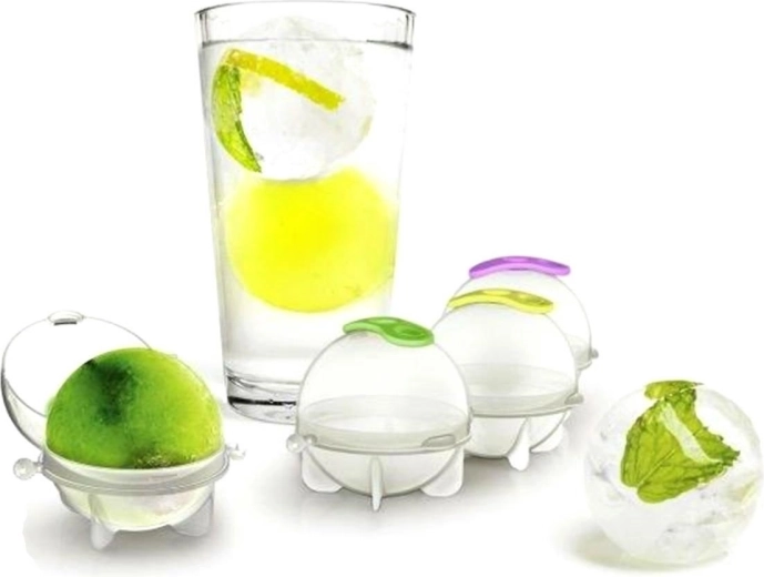 Ag528 kugleform til is, 4 stk, 35 mm