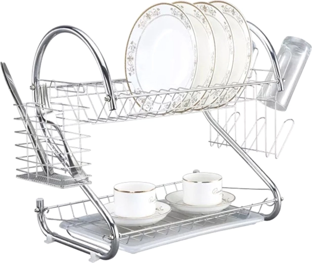 AG373 SUŠILNIK POSODE 2 NIVOJA JEKLO