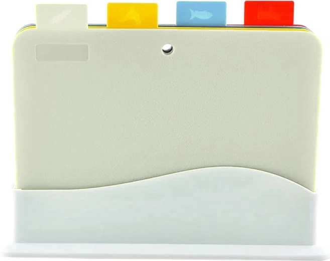 Set di taglieri Da39 4 pezzi con supporto