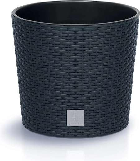 Pot Rato Round avec insert 30 cm – anthracite