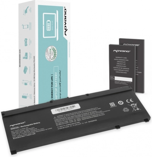 Batteria Movano per HP Omen 15-DC e HP Gaming 15/17, 4380 mAh (51 Wh)