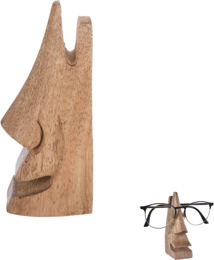 Support à lunettes en bois de manguier