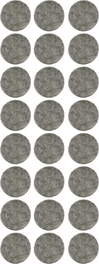 Self-adhesive protective furniture pads TORO, mixed shapes, 24 pcs