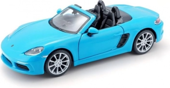 Porsche 718 Boxster 1:24 blue model BBurago