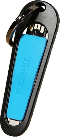 Remax RC-024i krátký Lightning kabel 8 cm modrý na klíče