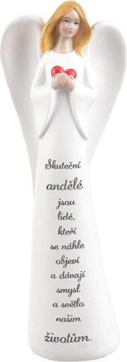 Keramische decoratie Echte engelen – engel 19 cm