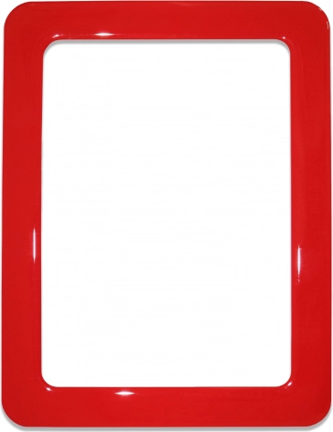 Cornice magnetica autoadesiva formato 16,0x11,8 cm - rossa
